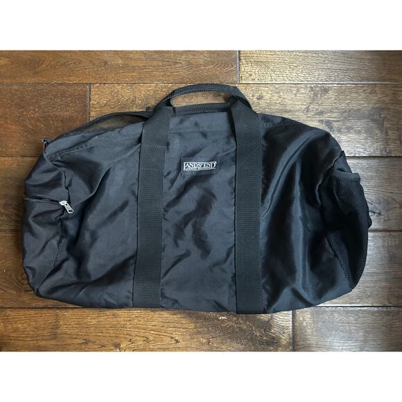 Citi Bank Citigroup Banker Finance Bro Gym duffel Bag Black Lands End tote - Picture 4 of 6